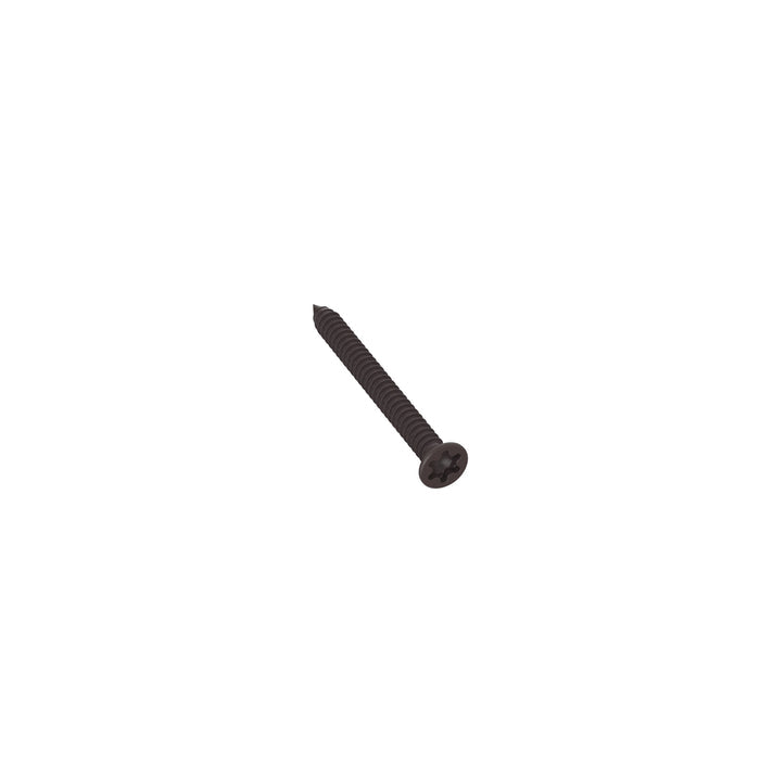 NeoTimber Coloured Composite Cladding Trim Screws – Chocolate – Angled Close Up