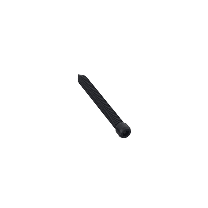 NeoTimber Coloured Composite Decking Screws – Charcoal - Angled Close Up
