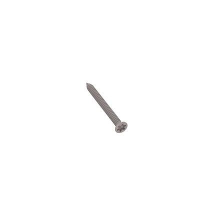 NeoTimber Coloured Composite Decking Trim Screws – Ash White – Angled Close Up