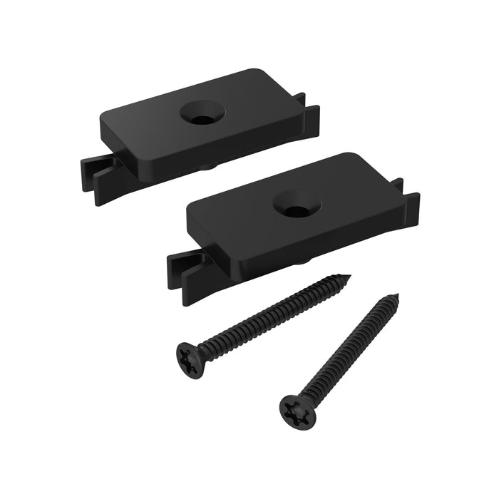 NeoTimber Composite Decking 6mm Plastic FastClip Fixing Set – Black – Angled Close Up