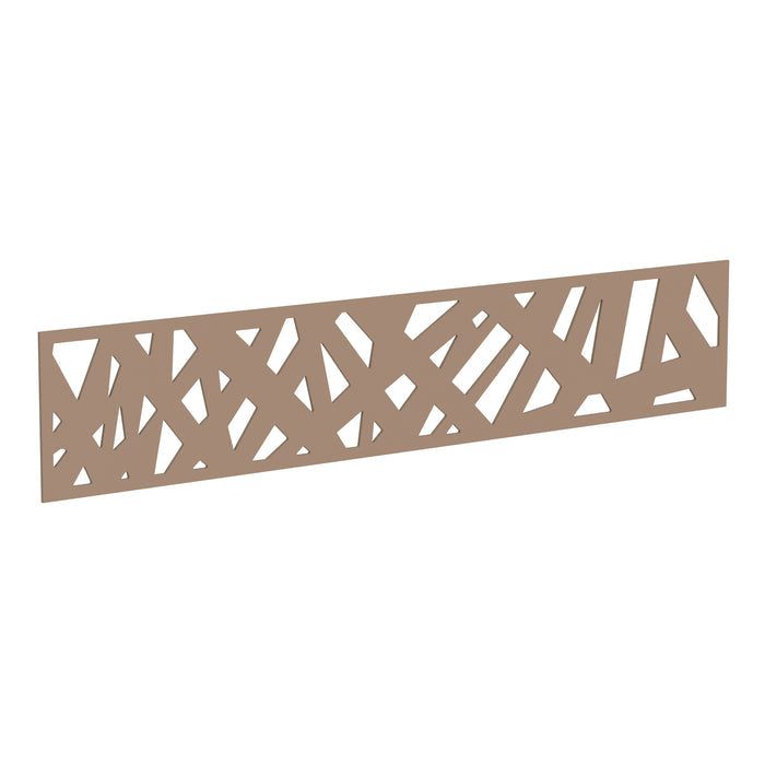 NeoTimber Contemporary Fence Screen - Oak - Angled Close-Up