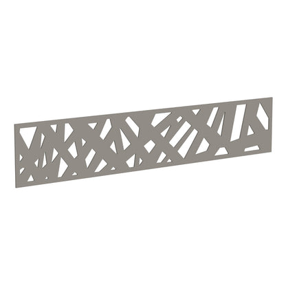 NeoTimber Contemporary Fence Screen - Silver Birch - Angled Close-Up