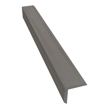 NeoTimber Deluxe Composite Decking Corner Trim – Antique – Angled Close Up
