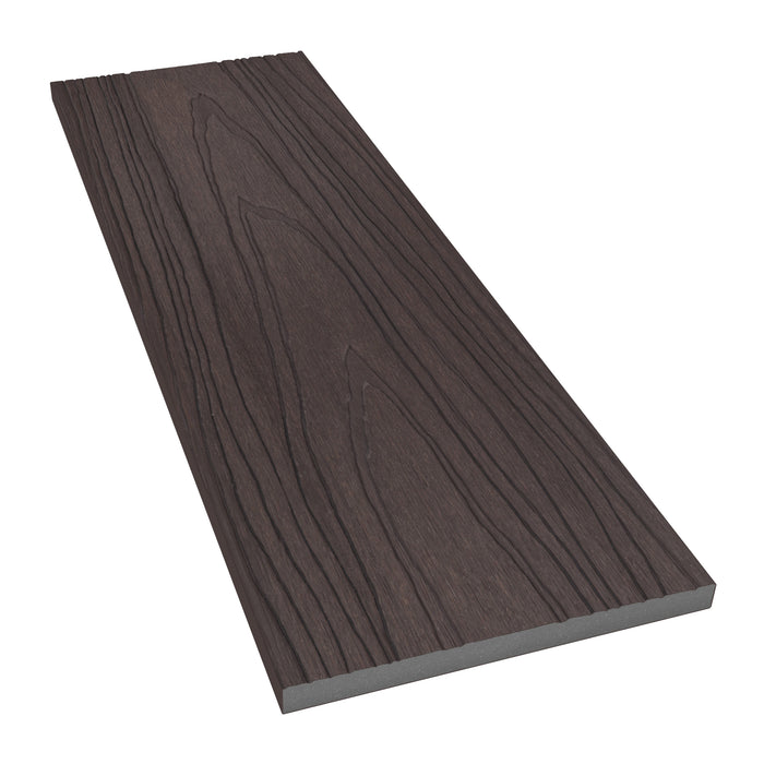 NeoTimber Deluxe  Composite Decking Fascia Board – Chocolate – Angled Close Up