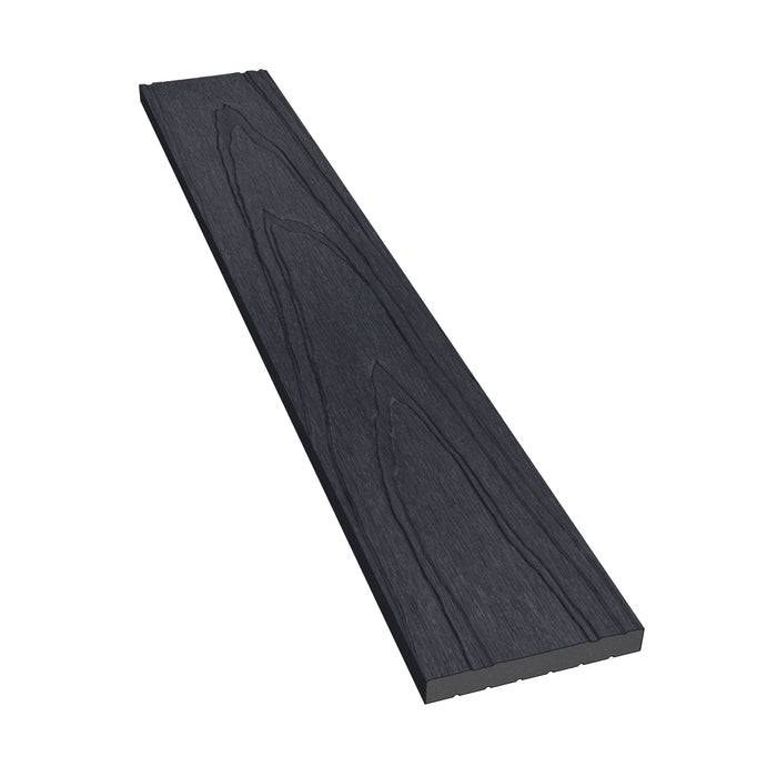 NeoTimber Deluxe Composite Decking Skirting Trim – Charcoal – Angled Close Up