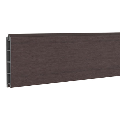 NeoTimber Deluxe Composite Fence Board - Chocolate - Brushed