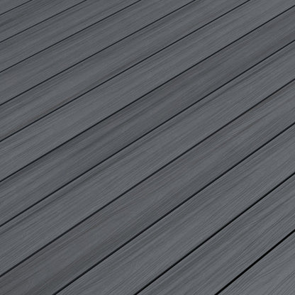 NeoTimber Deluxe Hollow Composite Decking – Grey – Surface Texture Detail