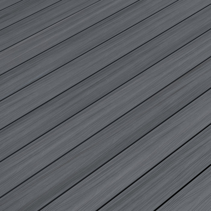 NeoTimber Deluxe Solid Composite Decking – Grey – Surface Texture Detail