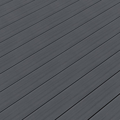 NeoTimber Deluxe Solid Composite Decking – Grey – Surface Texture Detail - Grooved