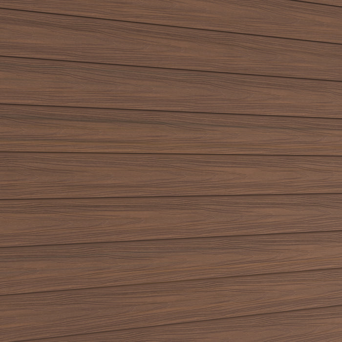 NeoTimber Deluxe Woodgrain Composite Cladding Board – Teak – Surface Texture Detail