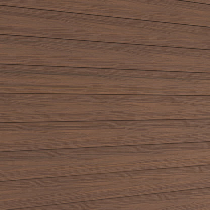 NeoTimber Deluxe Woodgrain Composite Cladding Board – Teak – Surface Texture Detail