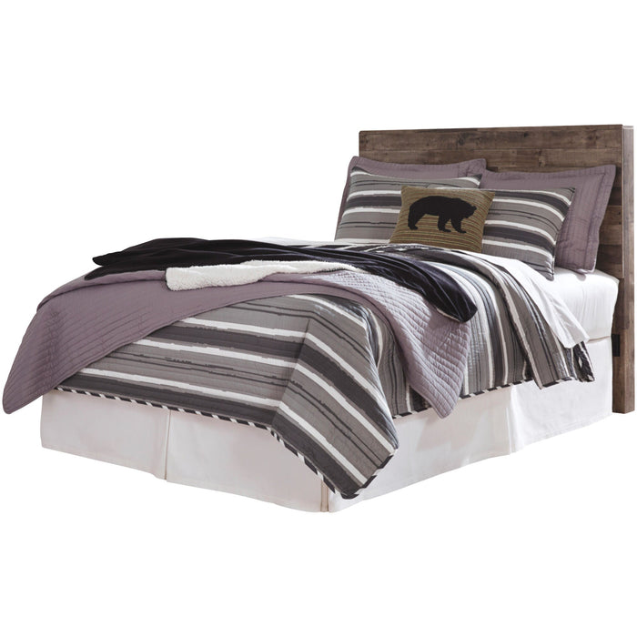 Derekson Gray Full Panel Headboard QK1029092