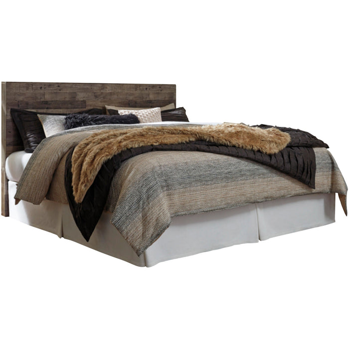 Derekson Gray King Panel Headboard QK1029082