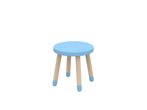 DOTS Kids Stool, Blue Skies CHAIR stool-dots-blue-skies  flexa-com.myshopify.com