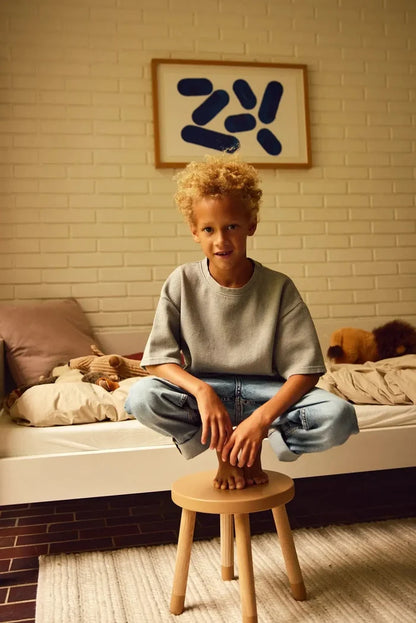 DOTS Kids Stool, Blue Skies CHAIR stool-dots-blue-skies  flexa-com.myshopify.com