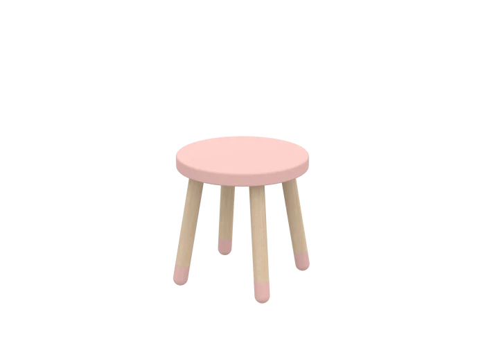 DOTS Kids Stool, Blushing Pink CHAIR stool-dots-blushing-pink  flexa-com.myshopify.com