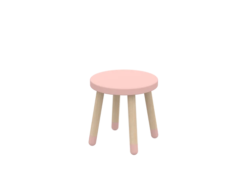 DOTS Kids Stool, Blushing Pink CHAIR stool-dots-blushing-pink  flexa-com.myshopify.com