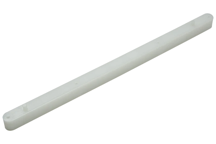 Drawer plastic runner 320x16x17mm 2xØ5mm pin 4xØ4mm hole