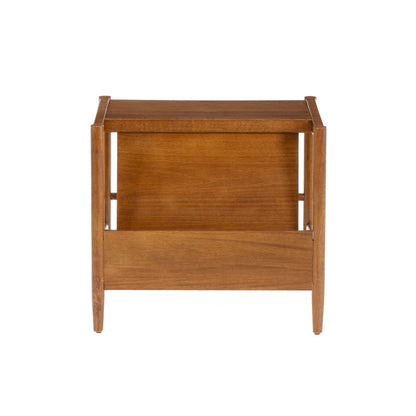 Flay Walnut Magazine Rack