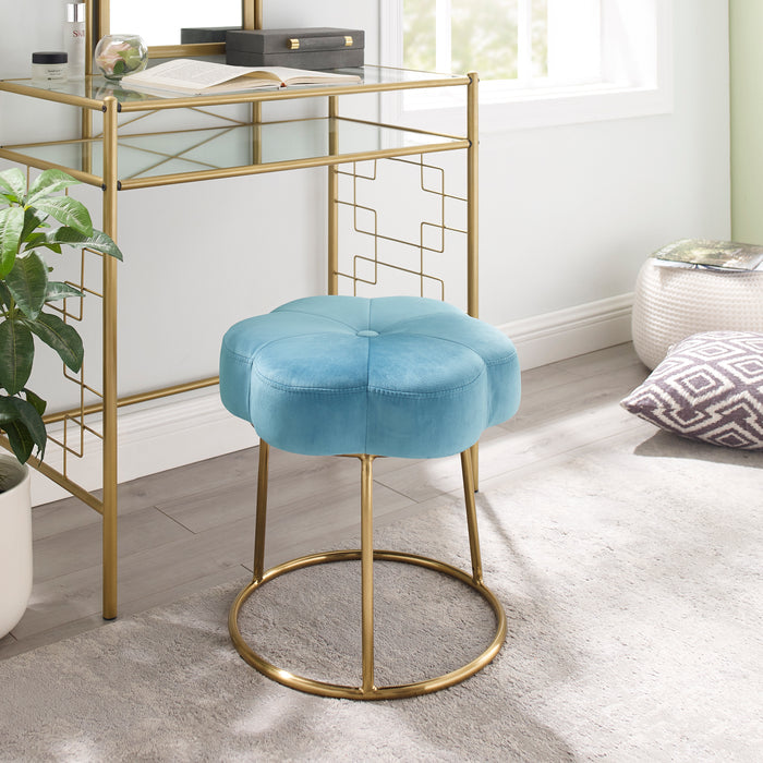 Flower Vanity Stool
