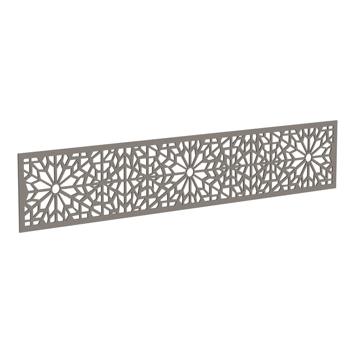 NeoTimber Geometric Fence Screen - Antique - Angled Close-Up