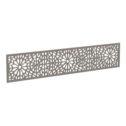 NeoTimber Geometric Fence Screen - Antique - Angled Close-Up