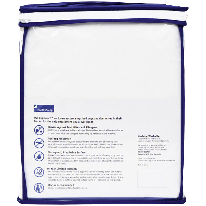 Healthy Sleep Mattress Encasement - 6265734_GENB_BCK_OL