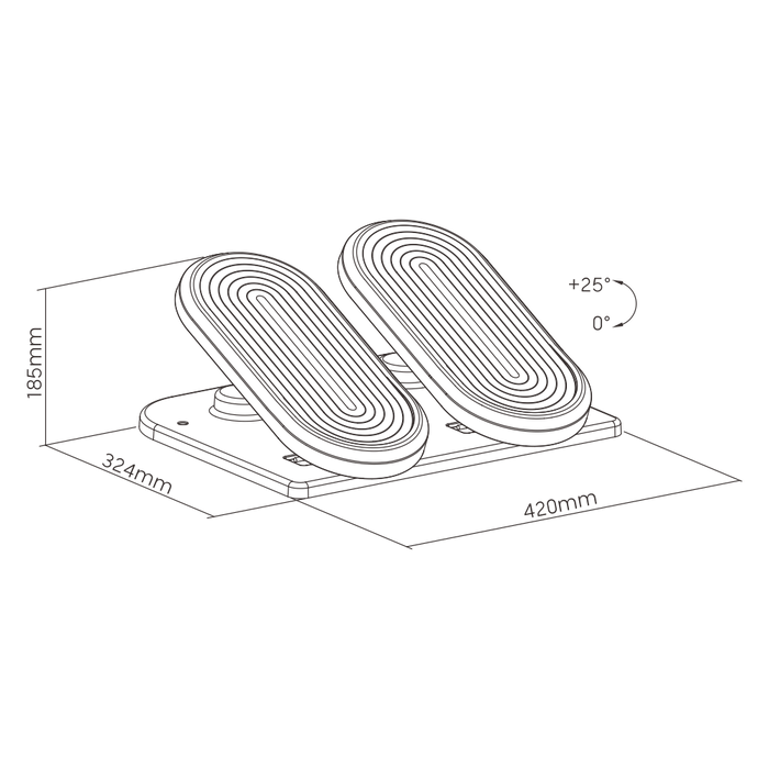 Hinomi Ergonomic Footrest for Work and Study