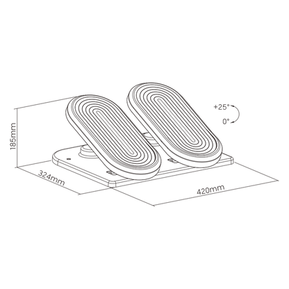 Hinomi Ergonomic Footrest for Work and Study