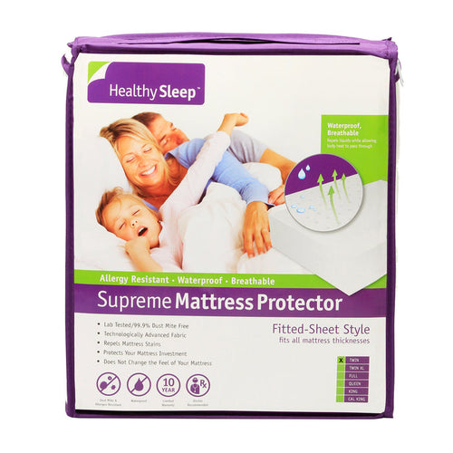 Swatch for the Healthy Sleep Rest And Protect Twin Mattress Protector