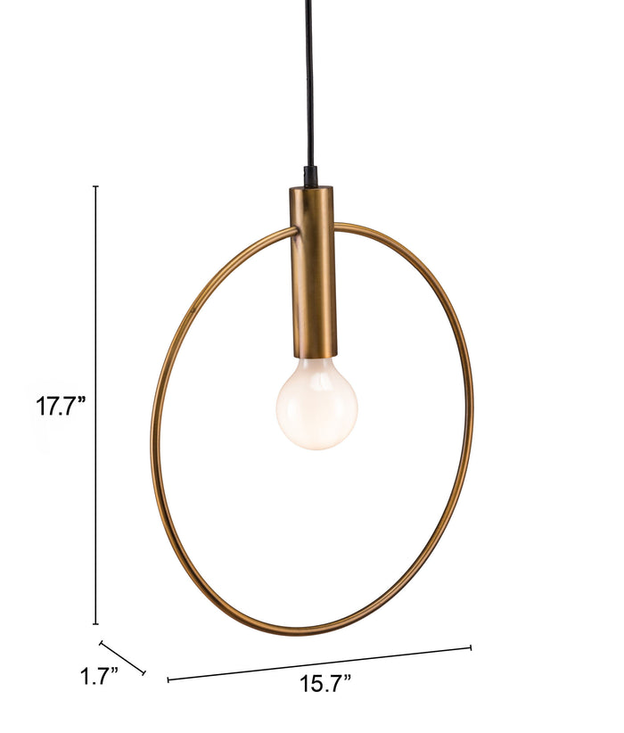 Irenza Ceiling Lamp Brass - Elite Maison
