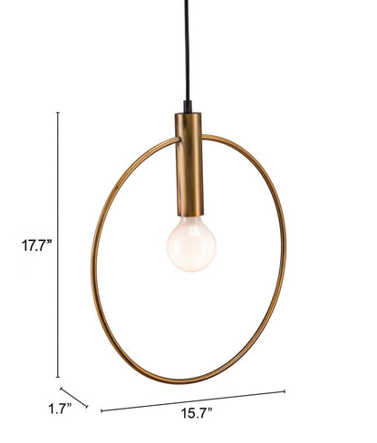 Irenza Ceiling Lamp Brass - Elite Maison