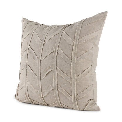 Mercana Ivivva pillow cover featuring architectural textured fabric and soft utility design for stylish home decor.