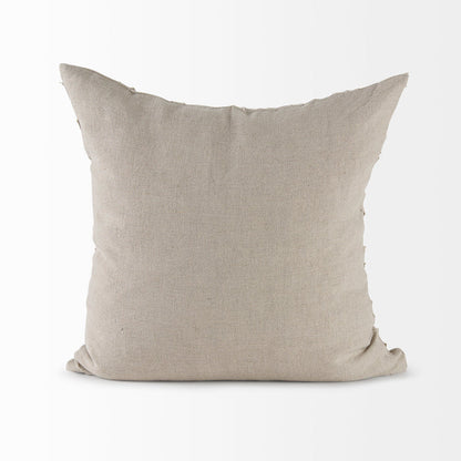 Mercana Ivivva pillow cover with architectural texture and soft utility, featuring a modern design in neutral tones.