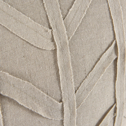 Mercana Ivivva pillow cover featuring architectural textured fabric and soft utility design for decorative home use.