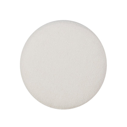 Kathy White Sherpa Round Ottoman