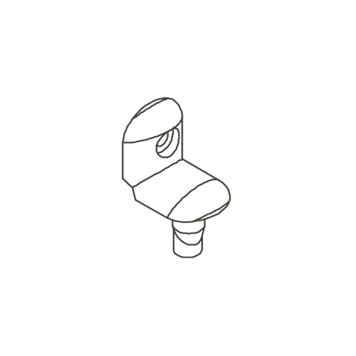 L Shaped Plastic Part 4091-030 SPAREPARTS ACTIVE flexa-com.myshopify.com