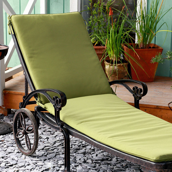 Lattice Lounger Cushion - Green