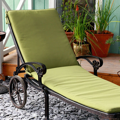 Lattice Lounger Cushion - Green
