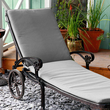 Lattice Lounger Cushion - Grey
