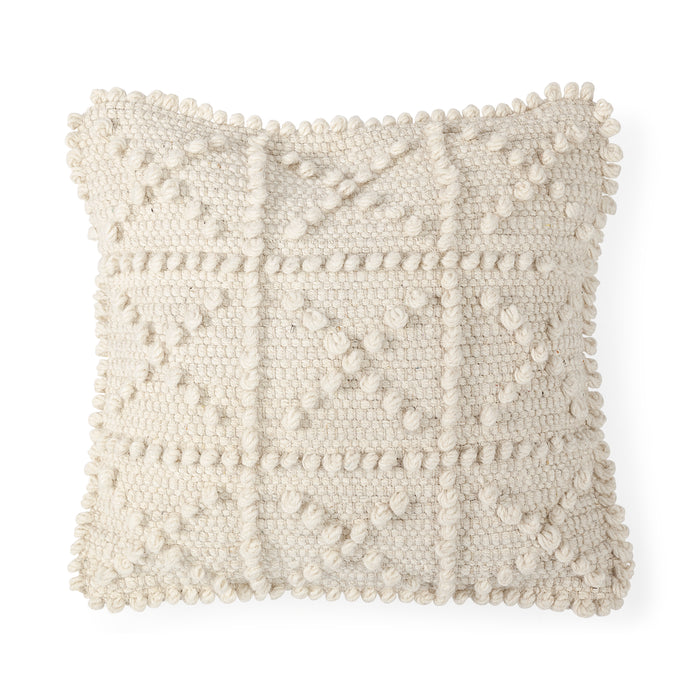 Mercana Leroy pillow cover with balanced form and inviting textured fabric, showcasing a stylish decorative pillow for home decor.