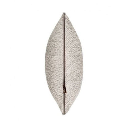 Leyla Boucle feather filled Cushion in 3 Sizes Taupe piping-Renaissance Design Studio