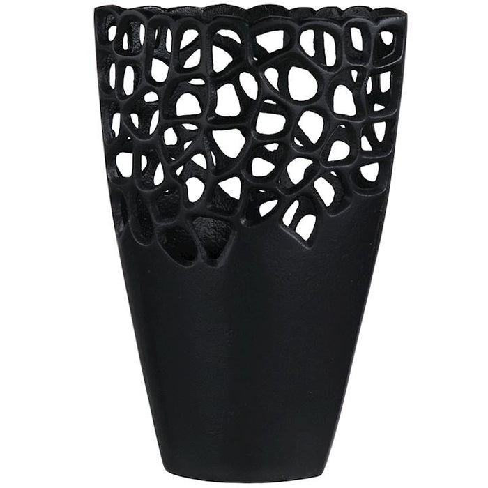 Luvelle Black Vase-Renaissance Design Studio