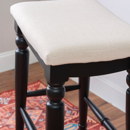 Marino Antique Backless Bar or Counter Stool