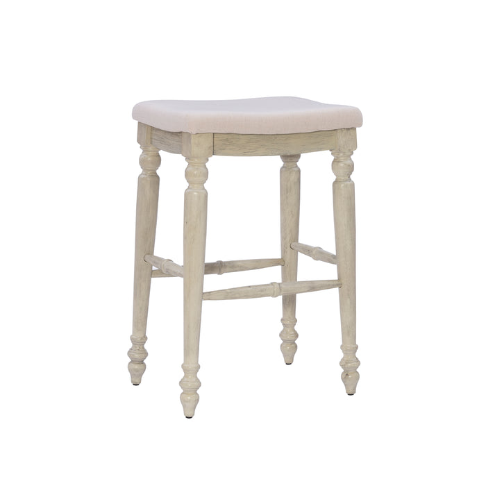 White / Single Bar Stool