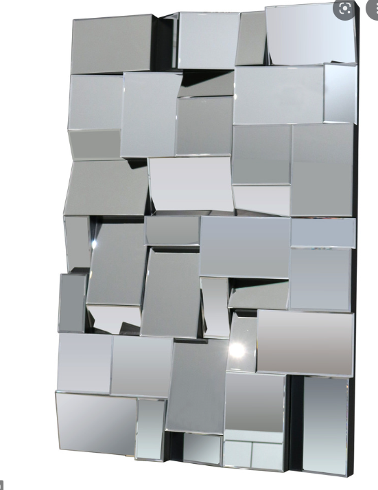 Medina Earthquake Mirror. 120 x 80 cm reduced nett clearance-Renaissance Design Studio