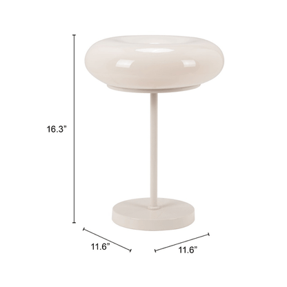 Munk Table Lamp Beige - Elite Maison