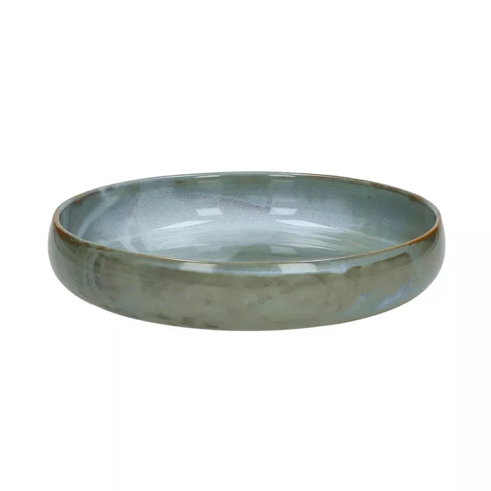 Nougat Blue Pasta Bowl-Renaissance Design Studio