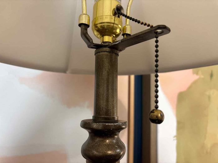 Pair of Metallic Table Lamps