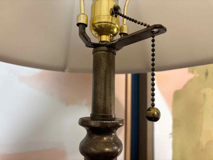 Pair of Metallic Table Lamps